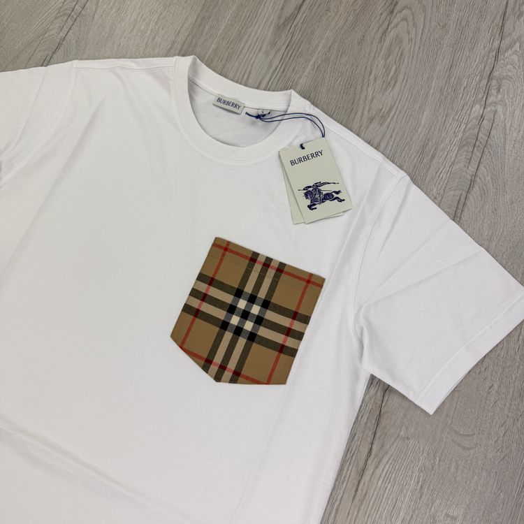 Burberry Men’s White T-shirt & Shorts Set 7