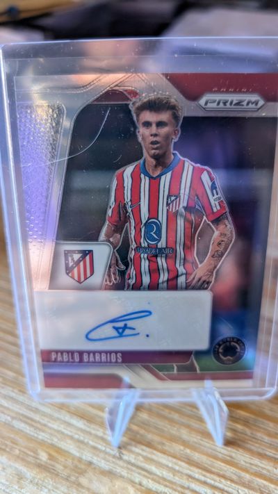 Pablo Barrios Auto Panini Prizm FIFA Club World Cup 2025 Atlético Madrid