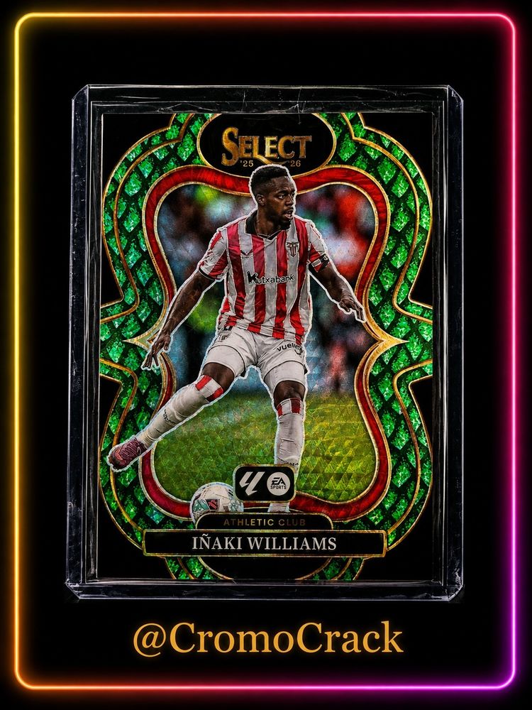 Iñaki Williams Dragon Scale /28 – Panini Select LaLiga 2025/26 