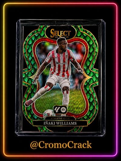 Iñaki Williams Dragon Scale /28 – Panini Select LaLiga 2025/26