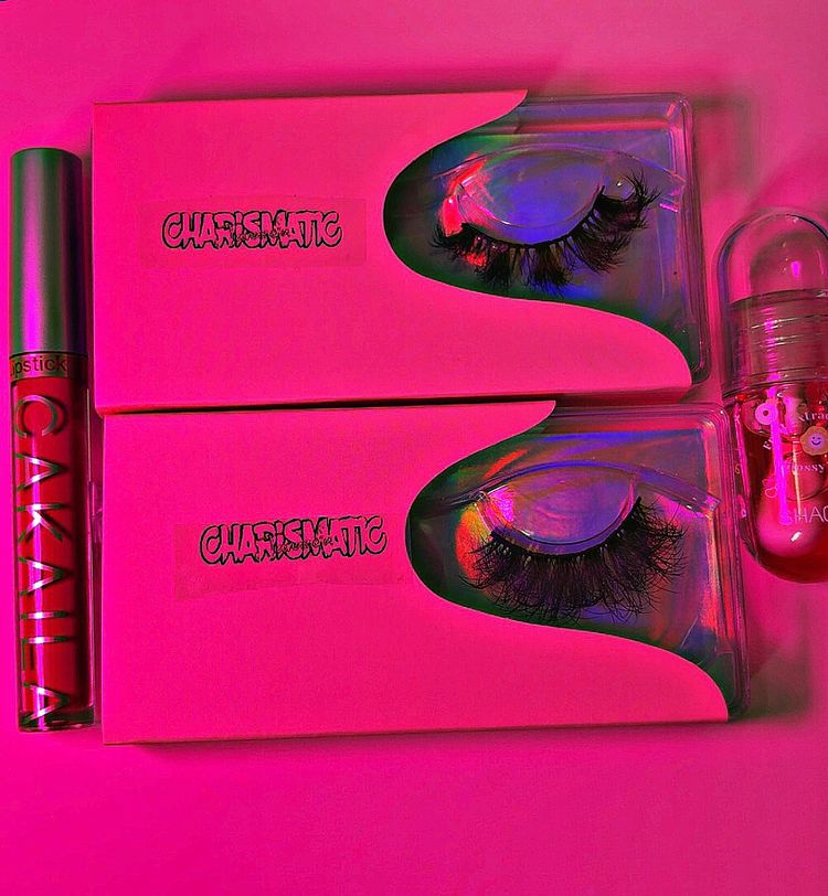 Immagine di PINK GLAM BEAUTY BUNDLE 2 Lashes + 2 Lip Glosses 1