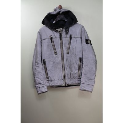 Stone Island Grey Liquid Reflective Jacket