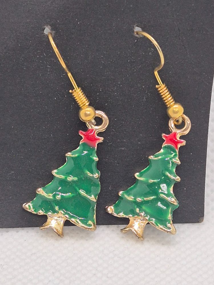 Christmas Tree Earrings