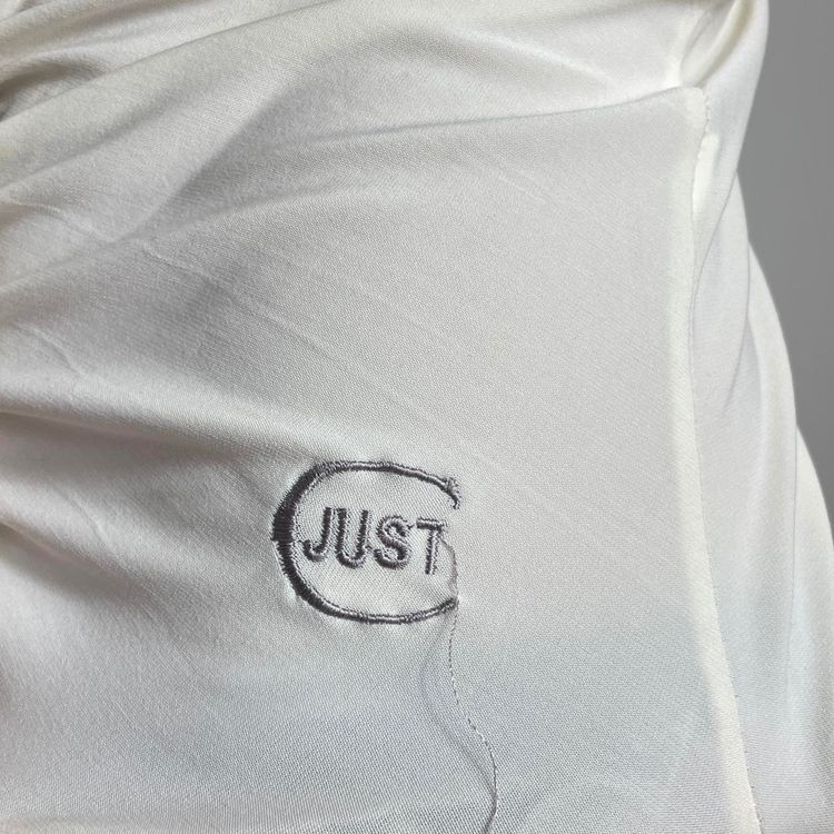 Just Cavalli White Ruched Long Sleeve Top 7