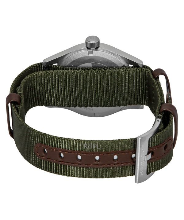 Hamilton Khaki Field Textile Strap Black Dial Quartz H69401930 Unisex Watch obraz 3