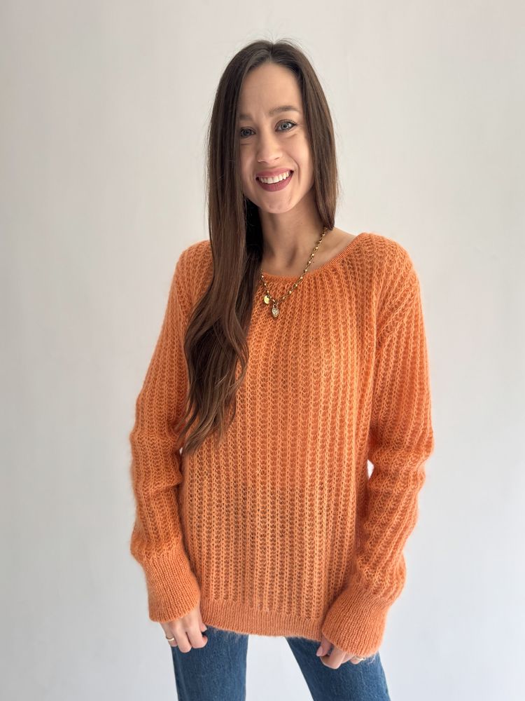 Other orange knit sweater product image