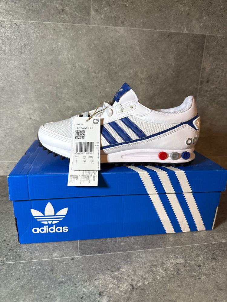 Adidas Originals Adidas White And Blue Sneakers product image