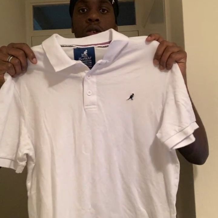 Kangol kangol polo shirt white size L product image