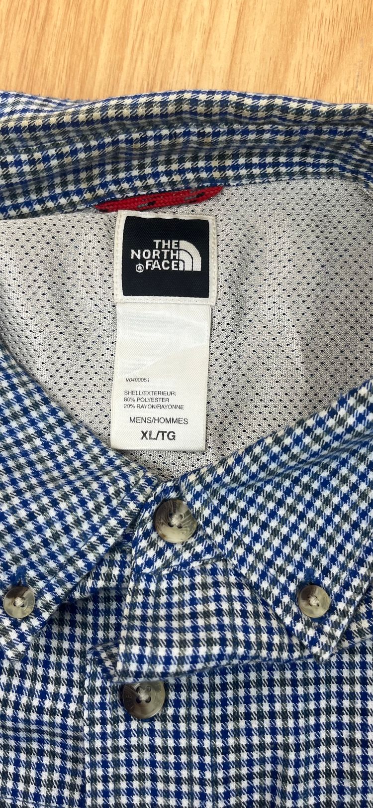The North Face camicia manica lunga check blu bianca XL image 9