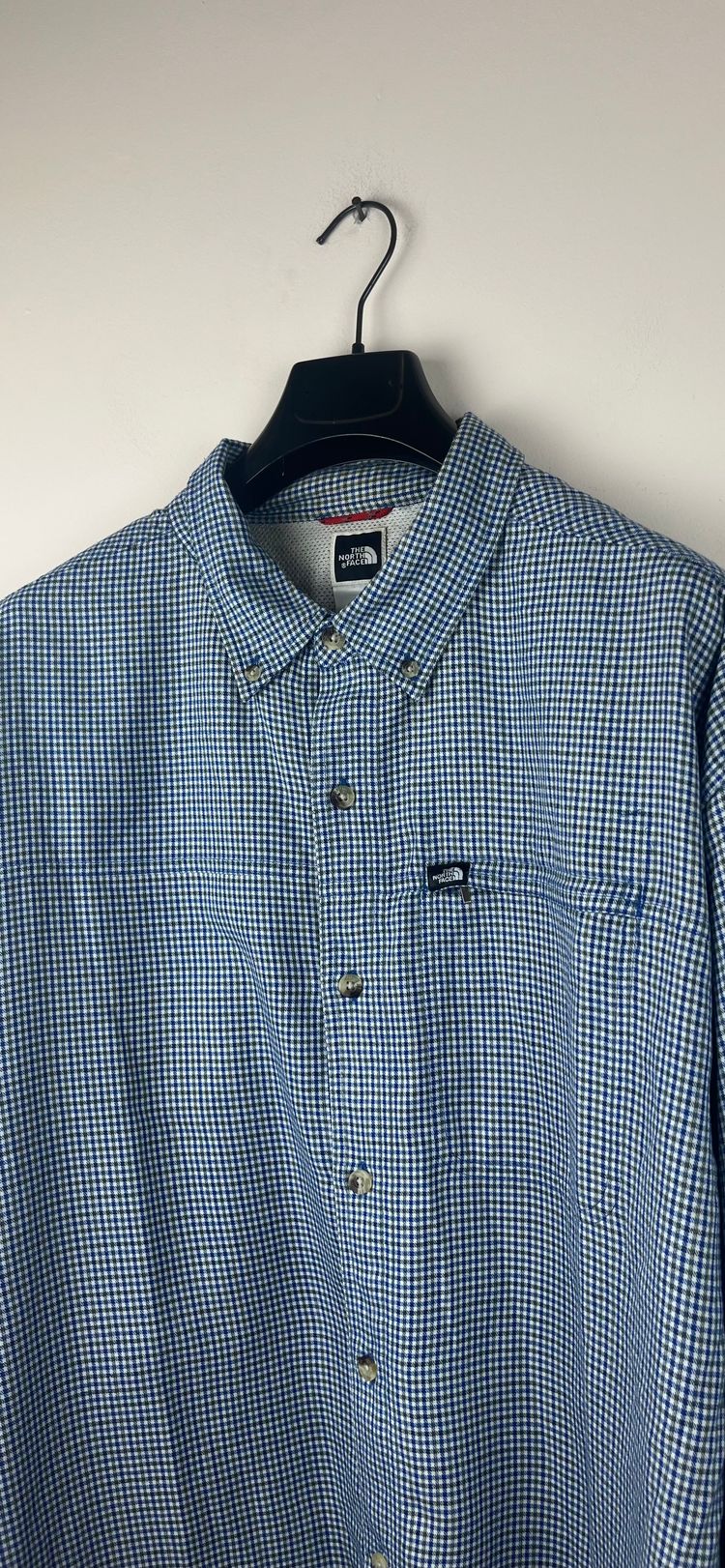 The North Face camicia manica lunga check blu bianca XL image 5