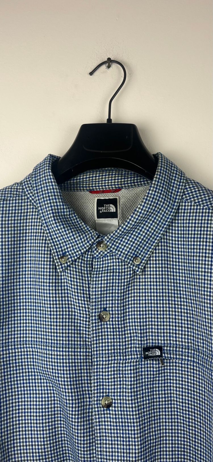 The North Face camicia manica lunga check blu bianca XL image 7