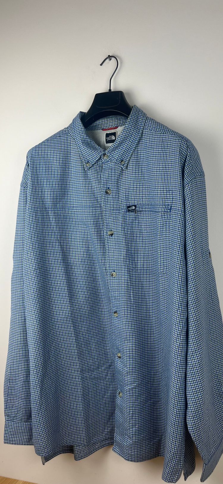 The North Face camicia manica lunga check blu bianca XL image 4