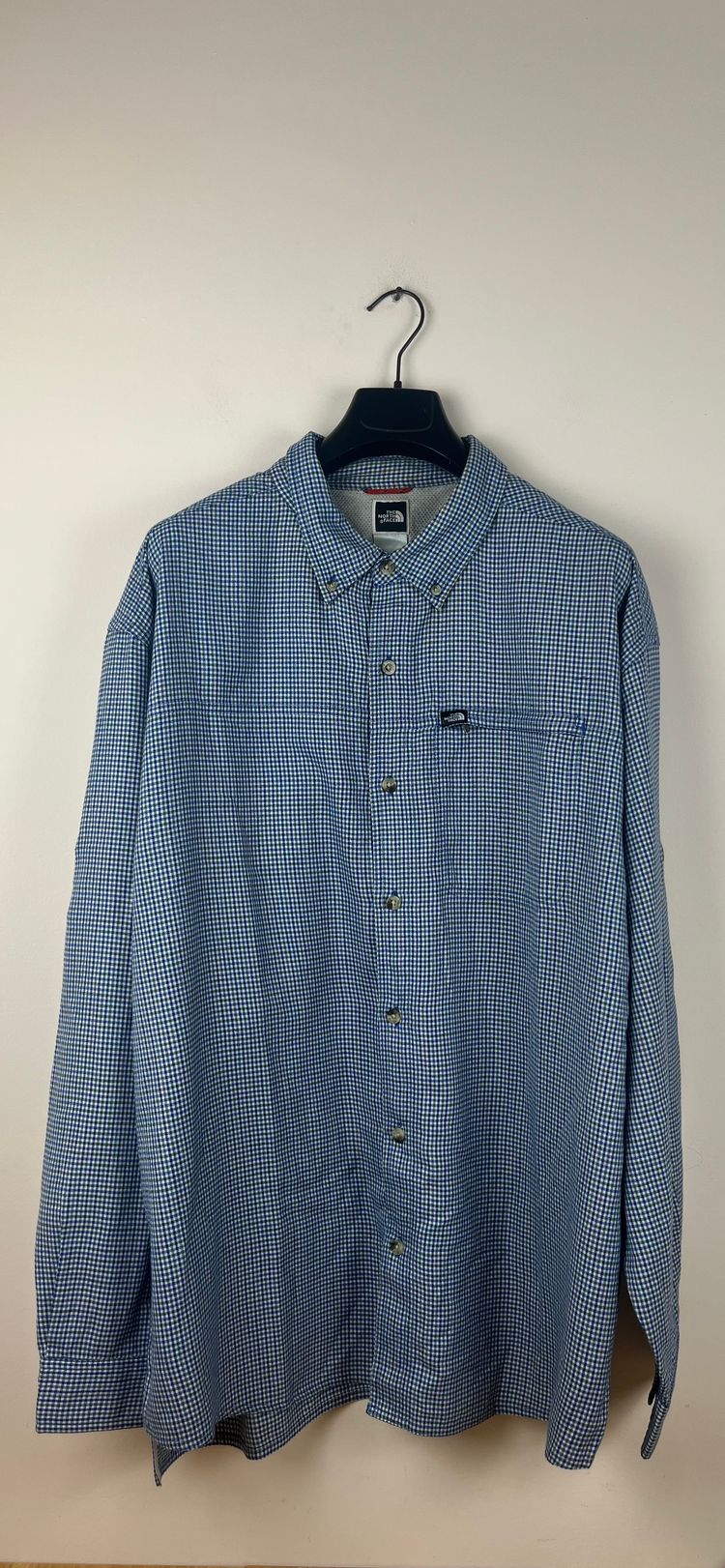 The North Face camicia manica lunga check blu bianca XL image 3
