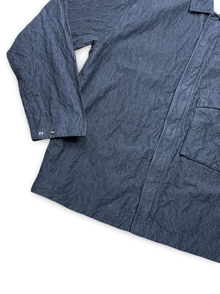 Stone Island Black Wrinkled Corduroy 500-TC Overshirt image 4