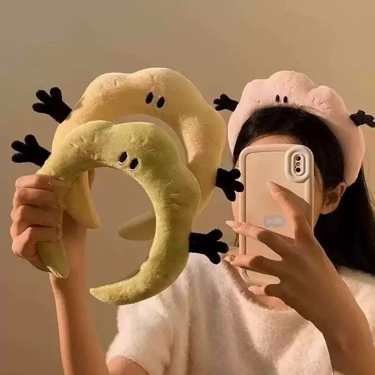 Plush Headbands And Plush Crescent Moon Accessory image 1