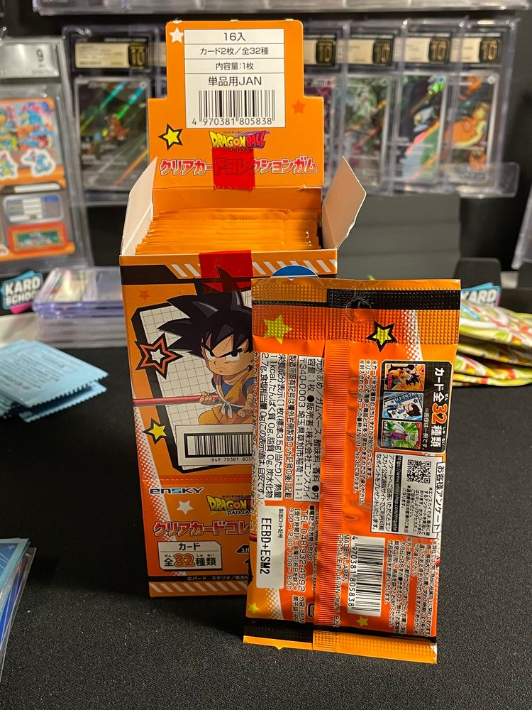 Dragon Ball Daima Clear Card Collection Gum x1 2