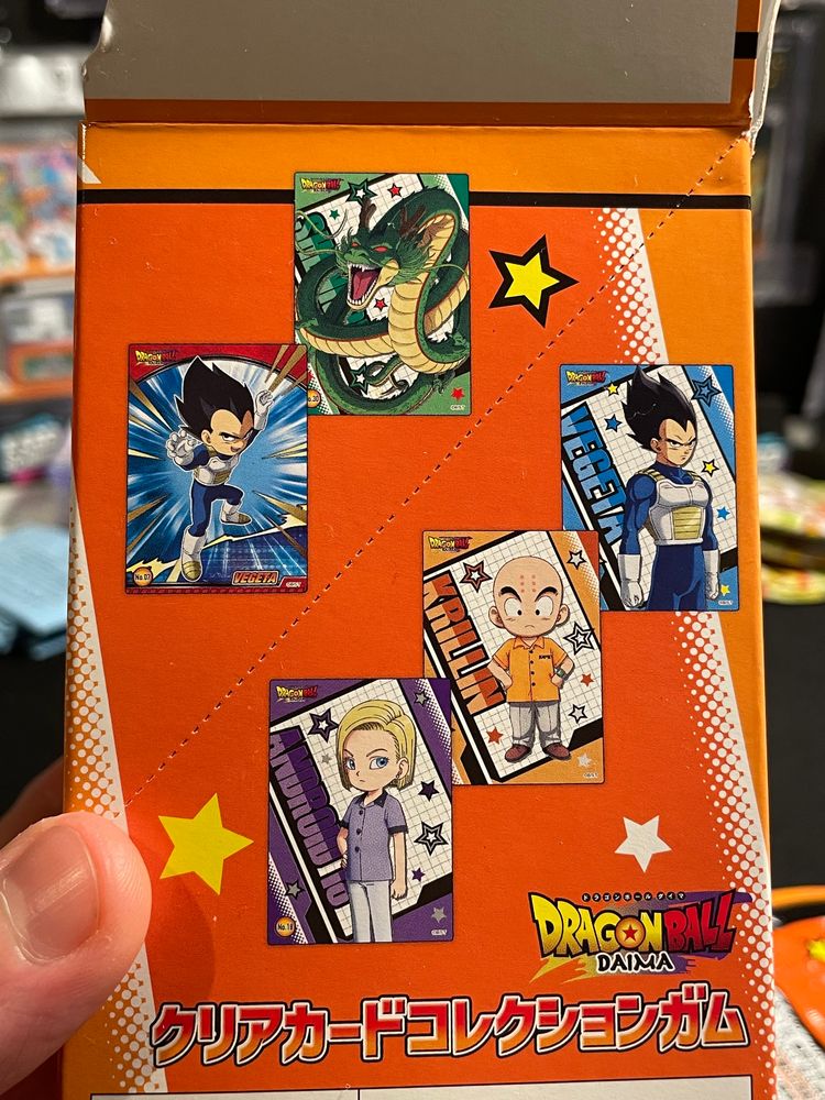 Dragon Ball Daima Clear Card Collection Gum x1 3