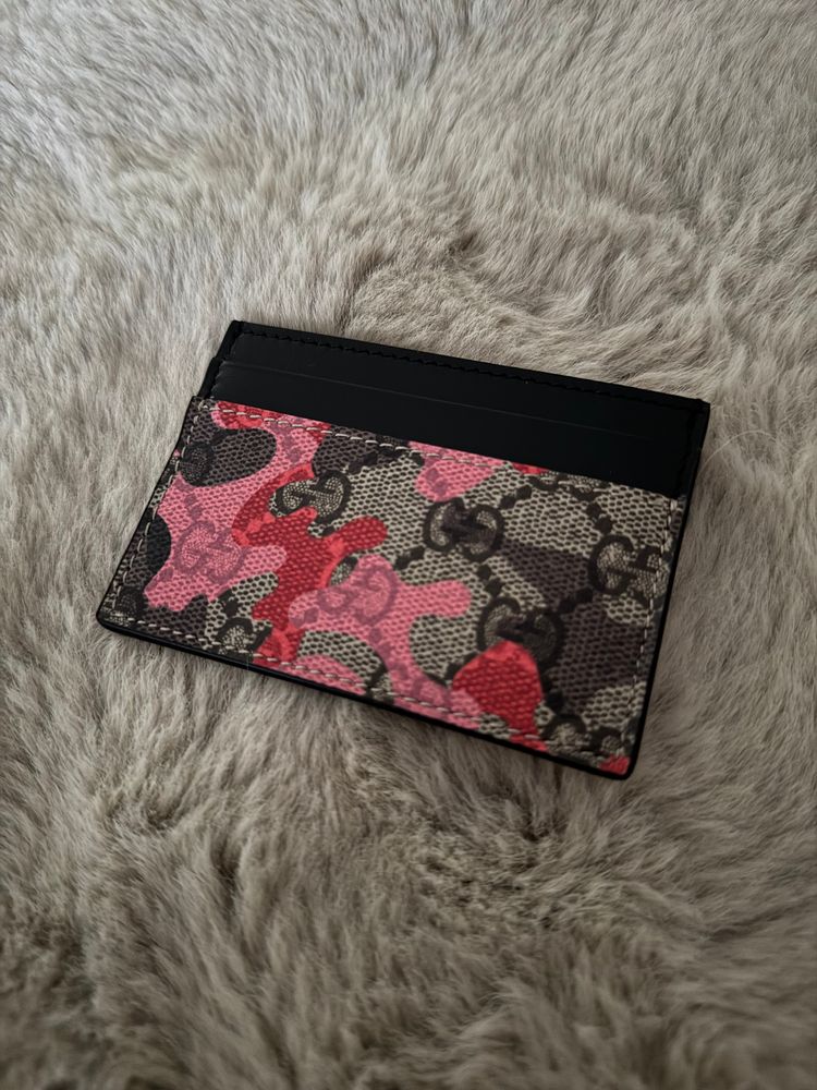 Gucci Cardholder Pink Camo BNWOT *NO BOX* RRP £200-££265