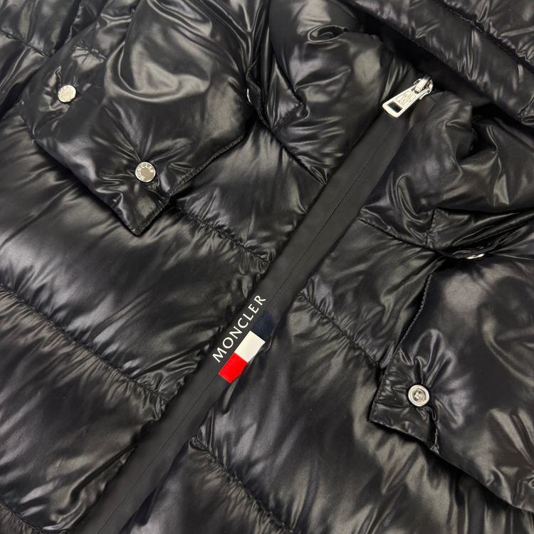 Moncler Men’s Cuvellier Giubbotto Black Puffer Jacket - Size 3 image 4