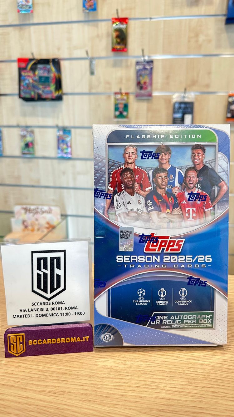 1 Spot - Break a Spot Topps UEFA Club Competitions 2025/26 Flagship Edition Hobby Box