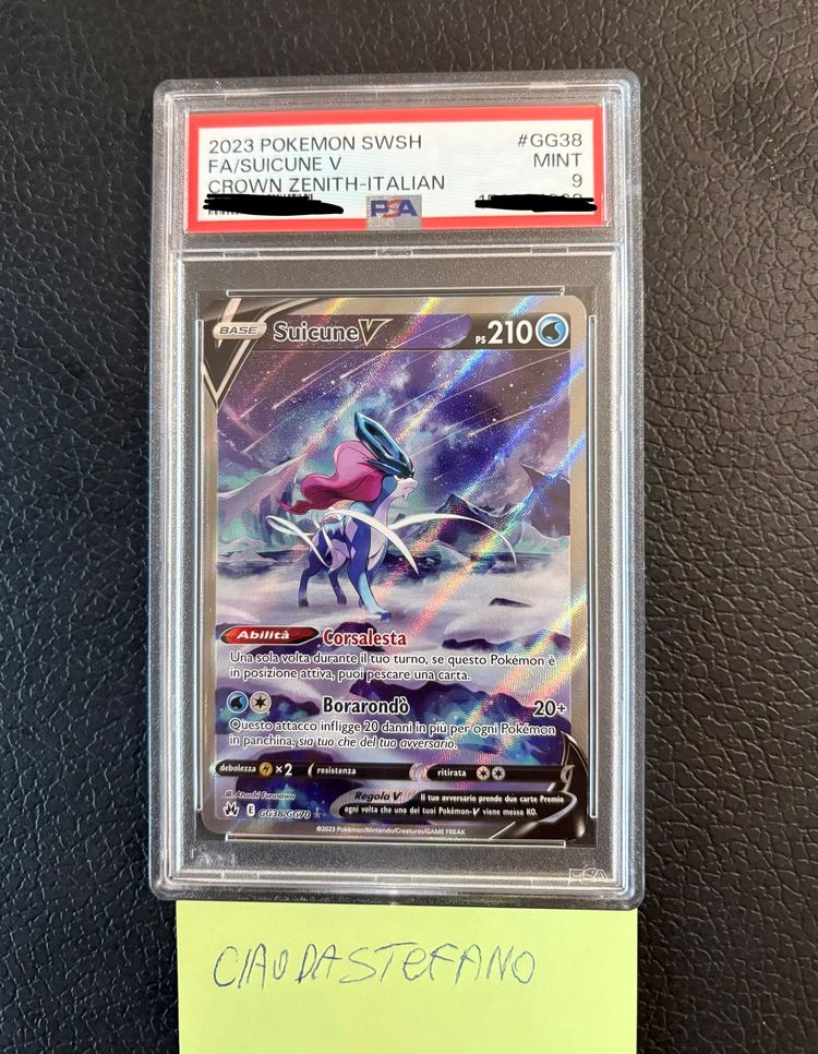 Pokemon Pokemon Suicune V GG38 PSA 9 product image