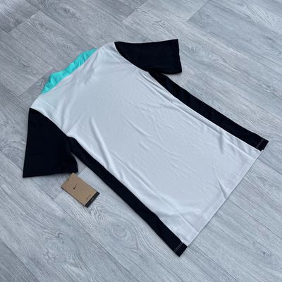 Nike Strike Dri Fit Slim Training Football T-Shirt Top Shorts Set Grey/Turquoise 5
