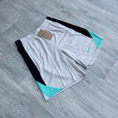 Nike Strike Dri Fit Slim Training Football T-Shirt Top Shorts Set Grey/Turquoise 6