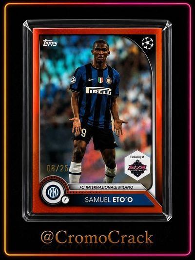 Samuel Eto’o – Ruika Card Show Exclusive /25 – Topps 2025 (Shanghai)