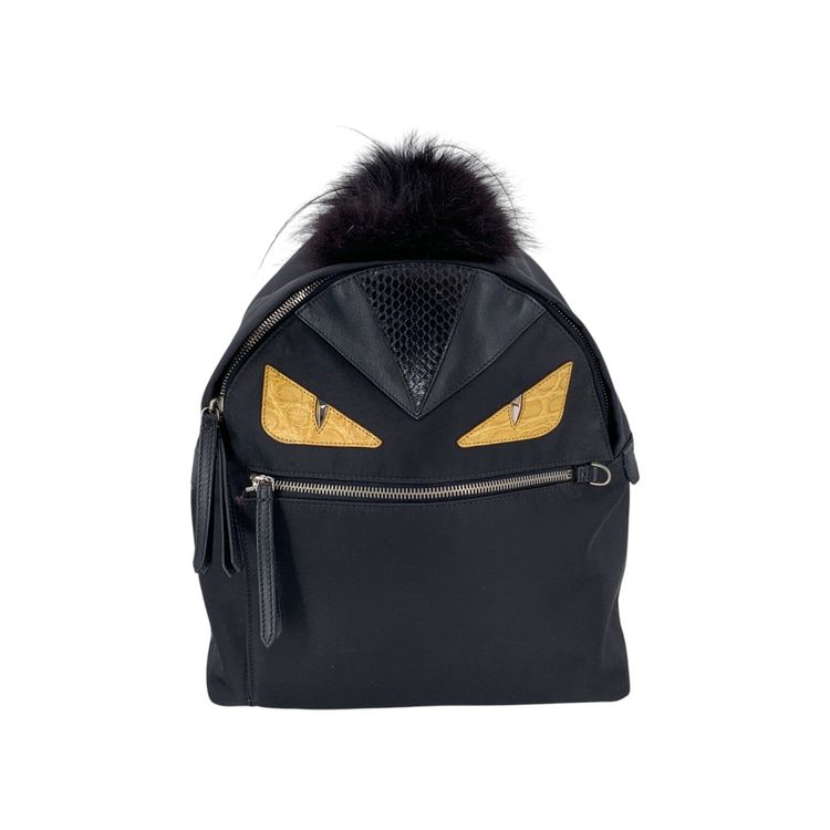 Fendi Leather Backpack Monster imagen 1