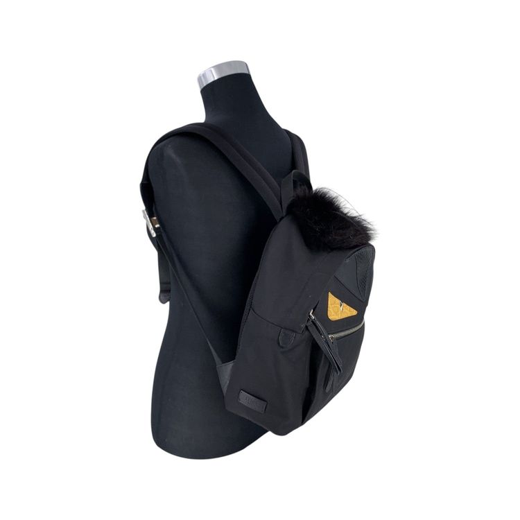 Fendi Leather Backpack Monster imagen 5