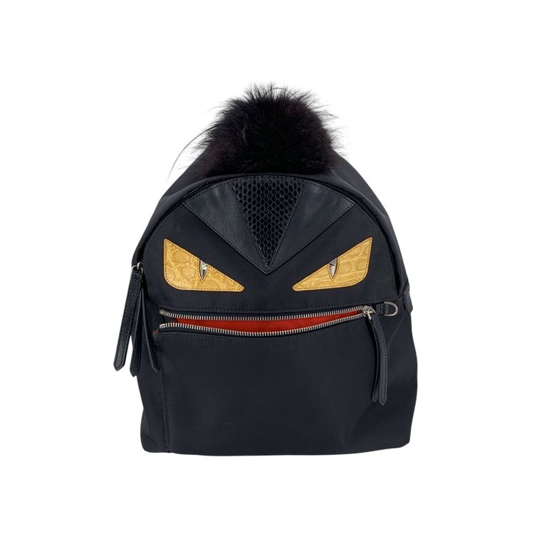 Fendi Leather Backpack Monster imagen 4