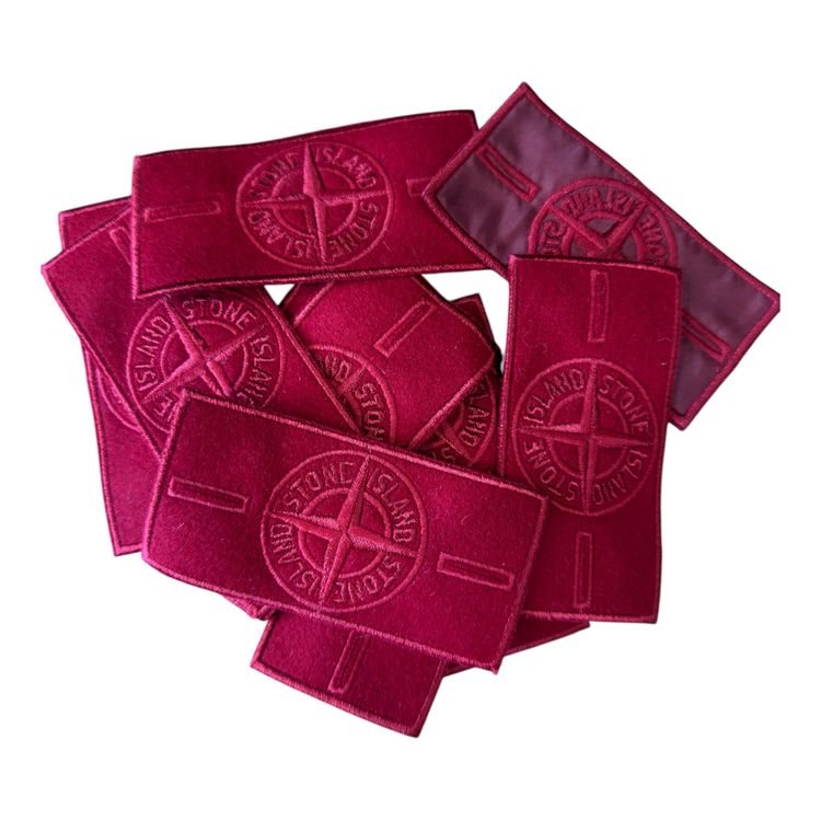 Stone Island Red Ghost Badge