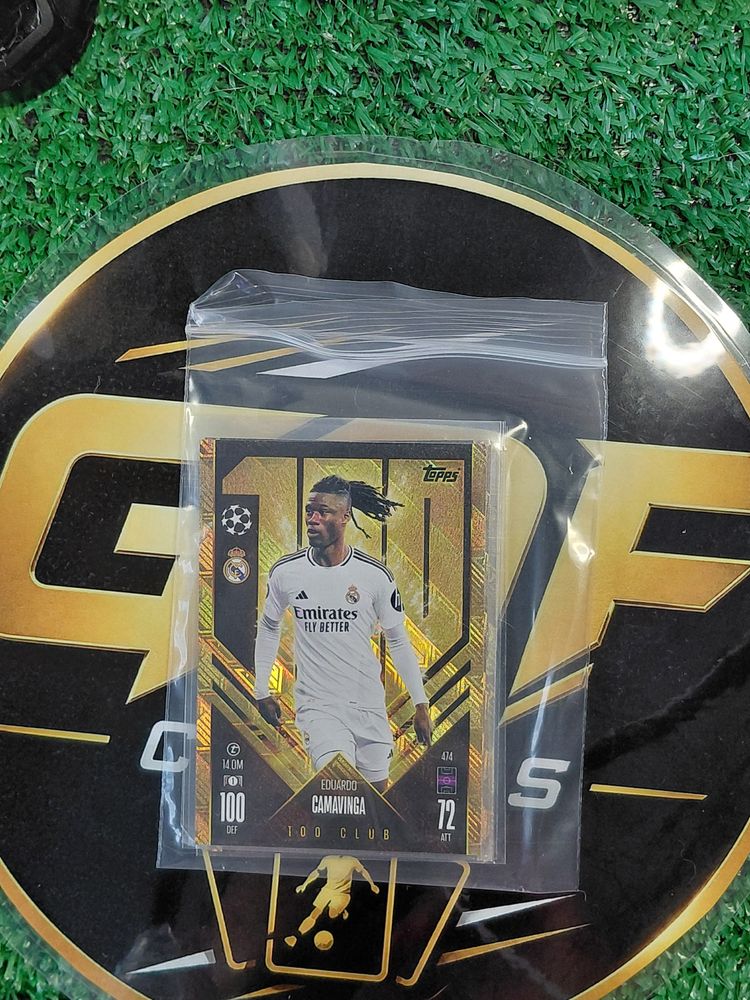 Lote 4 cartas 100 Club Match Attax 24 25