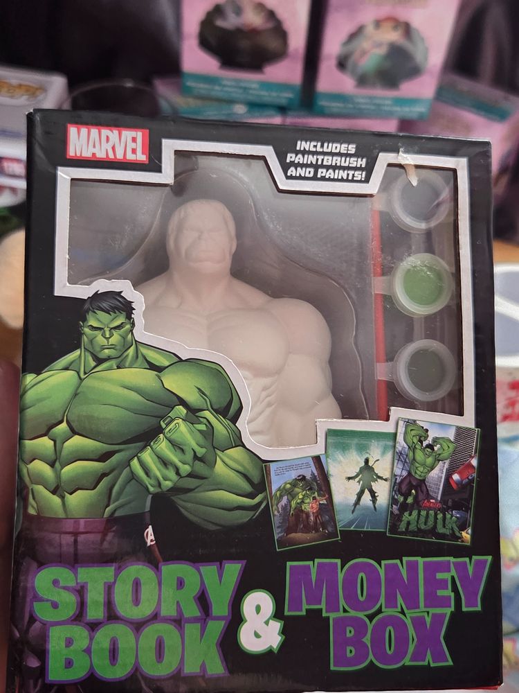 Marvel Hulk Story Book & Money Box