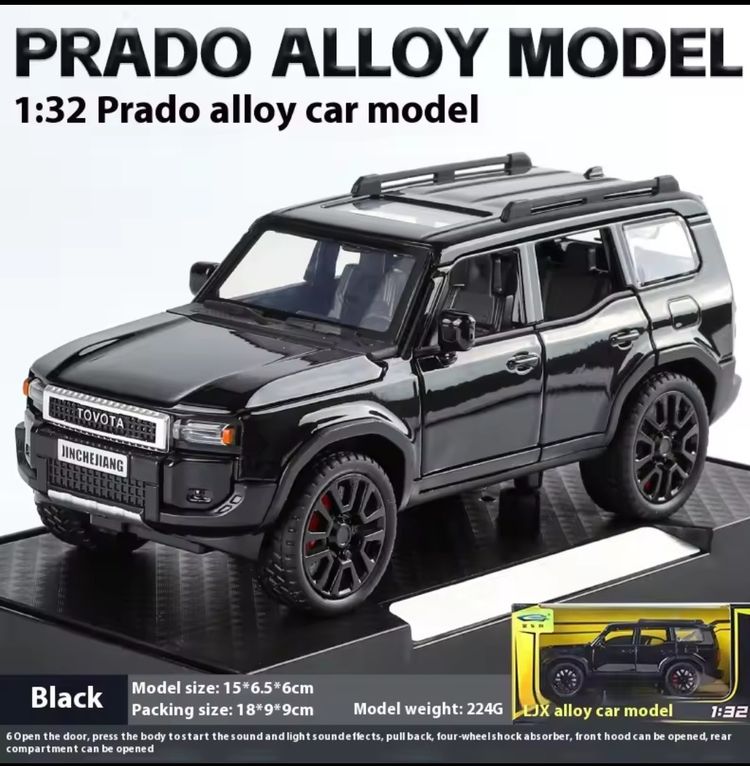 1:32 Prado Alloy Car Model image 1