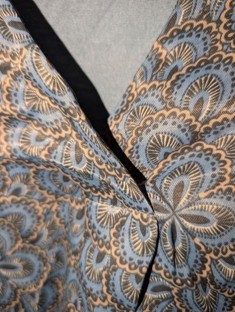 Next Blue Paisley Patterned Blouse size 10 obraz 3