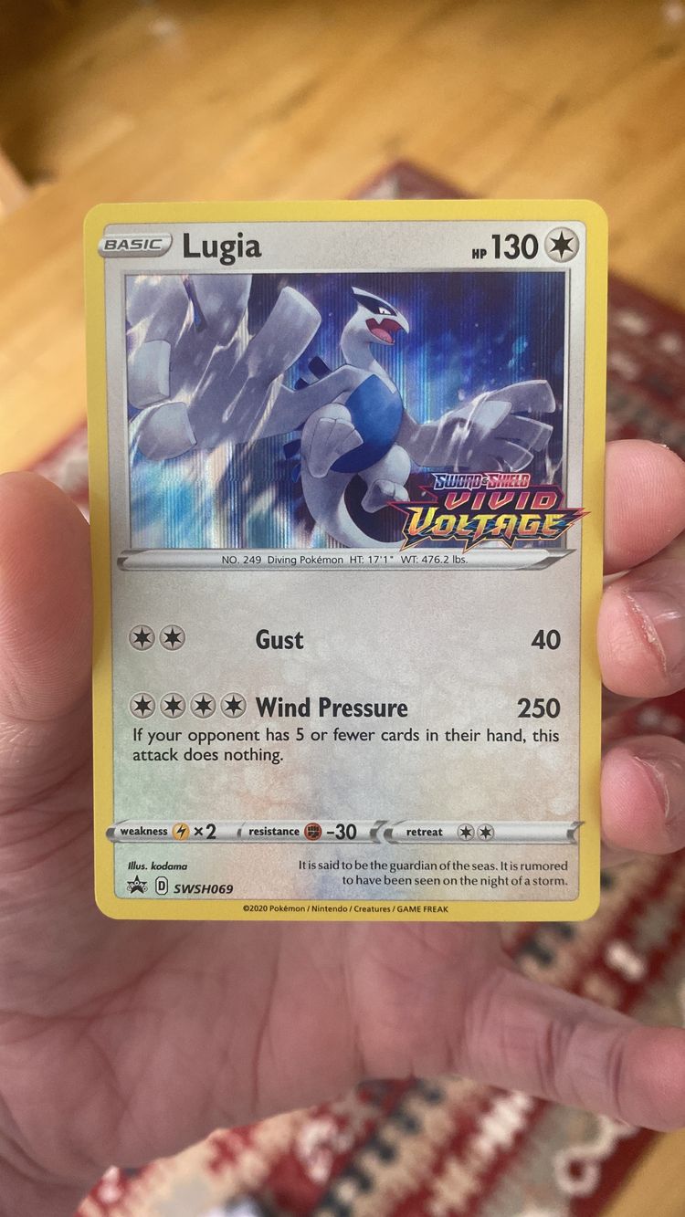 Pokémon Lugia stamped vivid voltage Scarlet & Violet product image