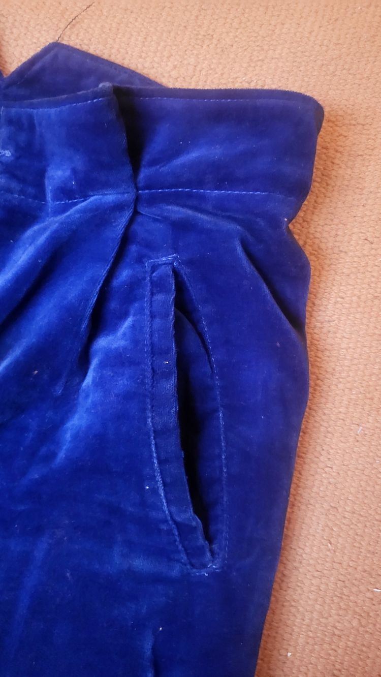 Blue Velvet Pants image 3