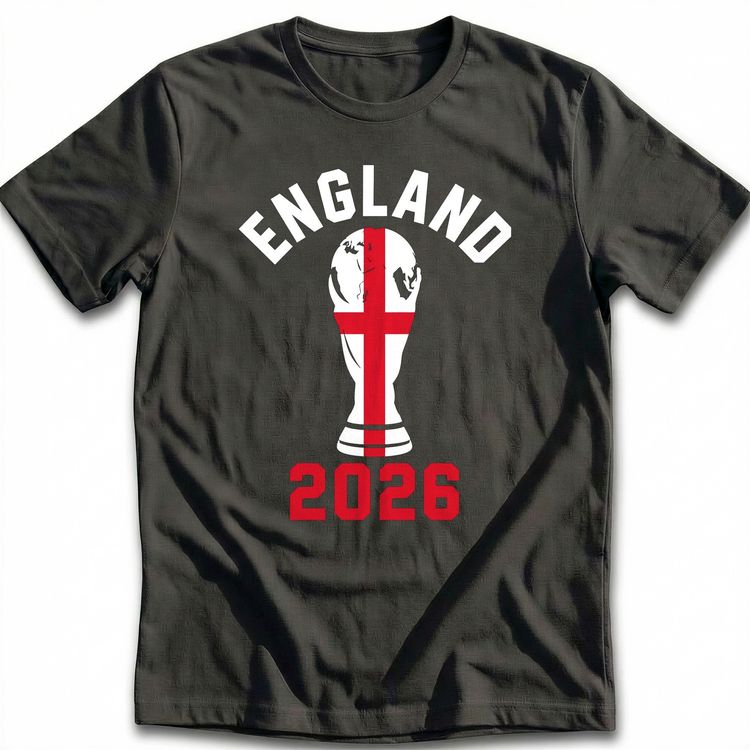 World Cup Trophy Silhouette Football T-Shirt EU