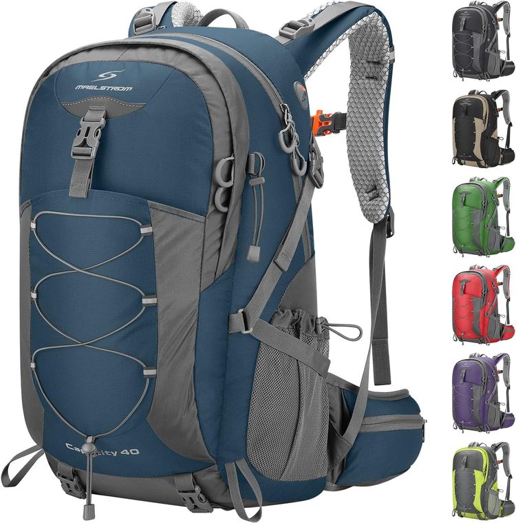 Blue And Gray Backpack image 1