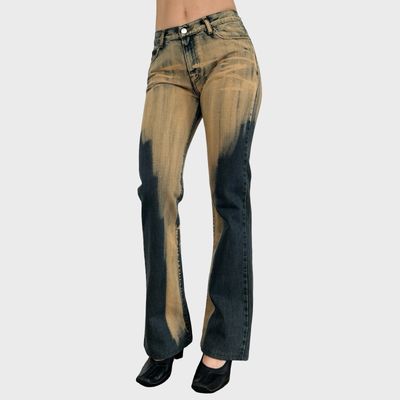 Miss Sixty Two Tone Faded Jeans - S