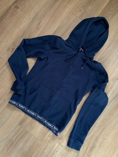 Tommy Hilfiger Navy Blue Zip-Up Hoodie