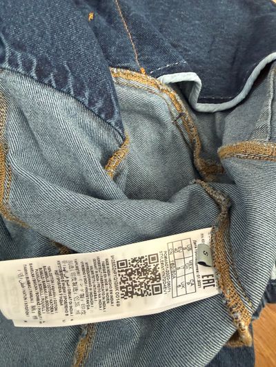 Guess Cropped Denim Military Jacket (S) 3