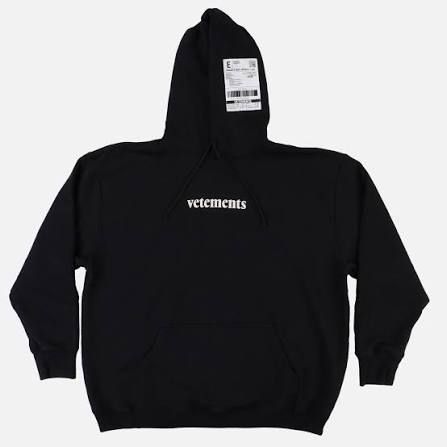 Vetements Priority Mai Hoodie Black image 1