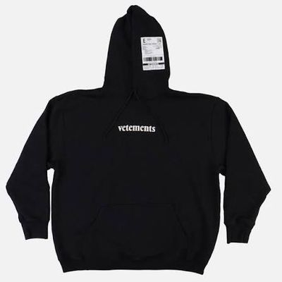 Vetements Priority Mai Hoodie Black