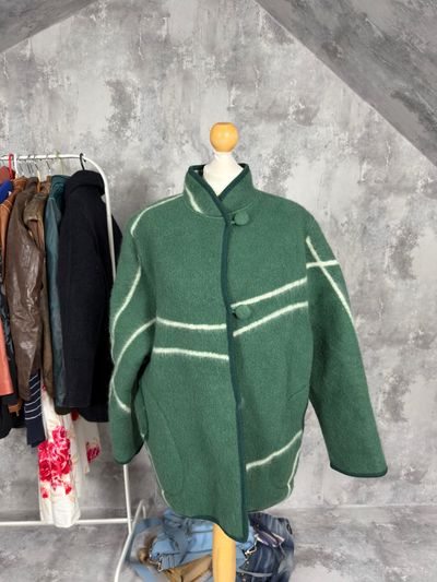 100% Wełna Płaszcz