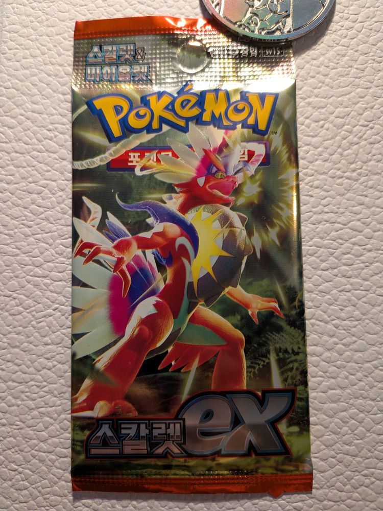 Pokémon TCG scarlet ex Booster Pack Korean