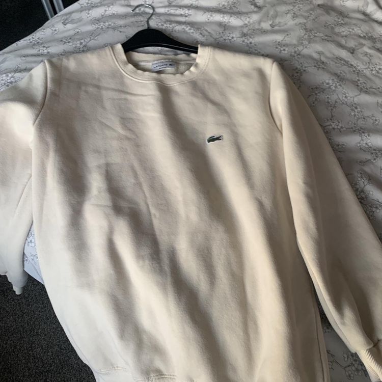 lacoste jumper cream (small) image 1