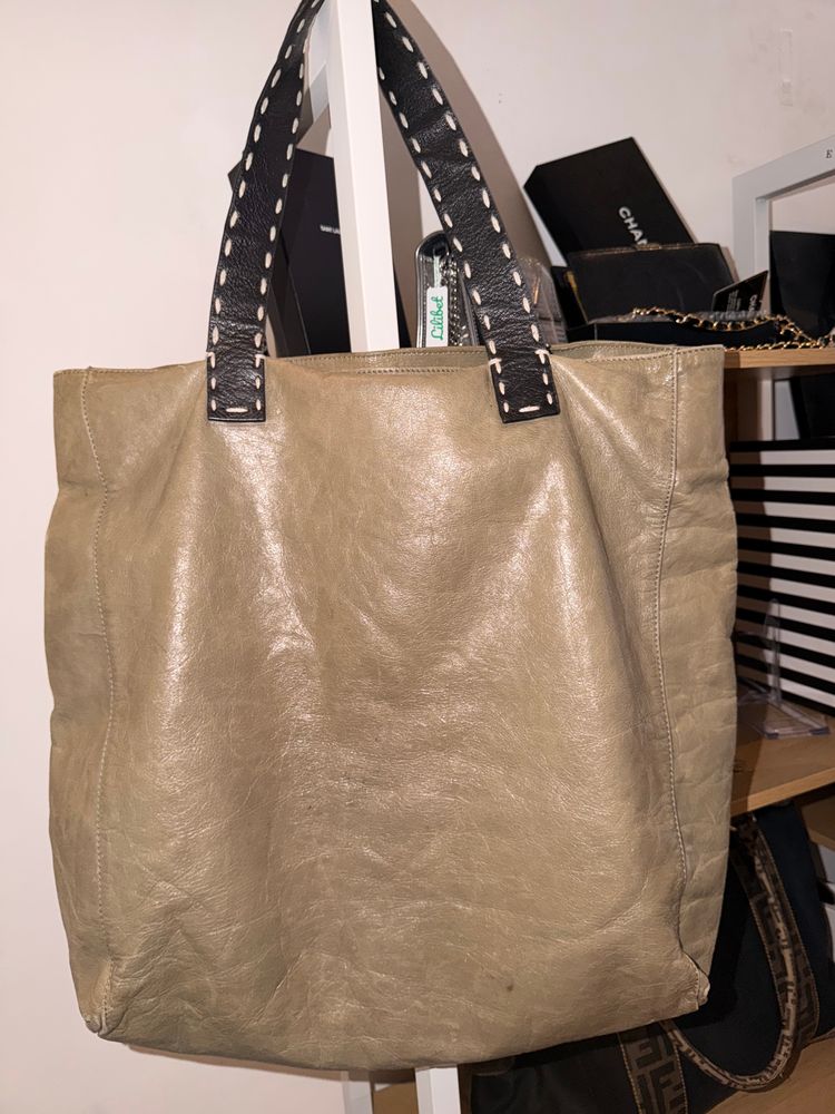 Fendi Leather Tote Bag image 2