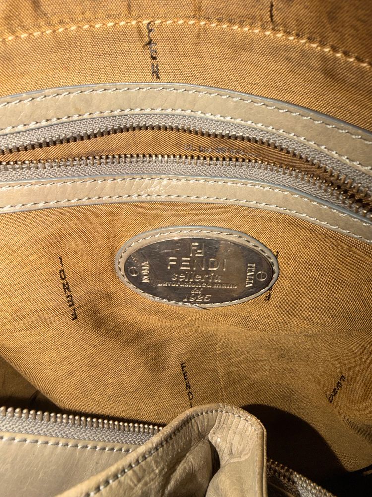 Fendi Leather Tote Bag image 4